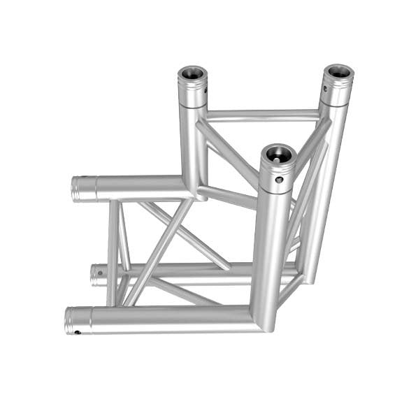 Global Truss TR-4088-UD 90 degree corner 2-way apex up/down  vertical down | Stage Truss