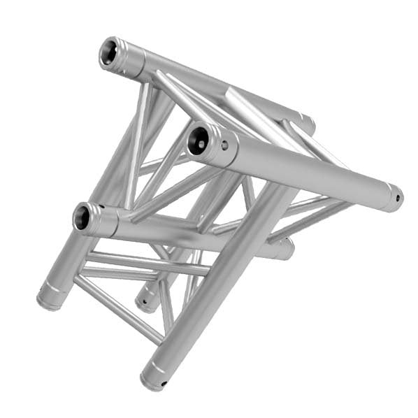 GLOBAL TRUSS TR-4096H/I - 3-WAY HORIZONTAL T-JUNCTION - APEX IN slant right  | Stage Truss