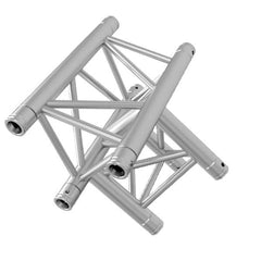 GLOBAL TRUSS TR-4096H/O - 3-WAY HORIZONTAL T-JUNCTION - APEX OUT slant left  | Stage Truss
