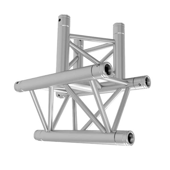 GLOBAL TRUSS TR-4096H/O - 3-WAY HORIZONTAL T-JUNCTION - APEX OUT vertical inverted  | Stage Truss