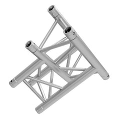 Global Truss TR-4096VD - 3-WAY VERTICAL T-JUNCTION - APEX DOWN slant right | Stage Truss