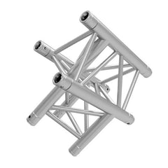 GLOBAL TRUSS 4096H-U/D - 3-WAY HORIZONTAL T-JUNCTION - APEX UP/DOWN slant right  | Stage Truss
