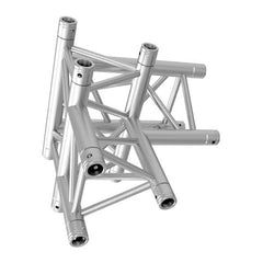 GLOBAL TRUSS TR-4097D - 4-WAY T-JUNCTION - APEX DOWN  horizontal left | Stage Truss