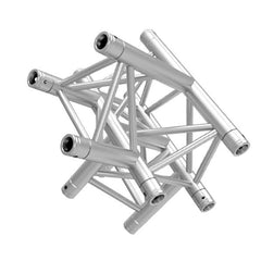 GLOBAL TRUSS TR-4097U - 4-WAY T-JUNCTION - APEX UP slant right  | Stage Truss