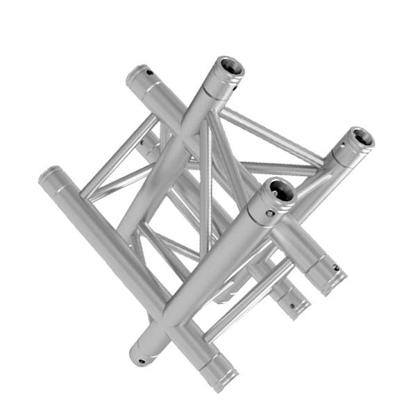 GLOBAL TRUSS TR-4098 - 4 WAY CROSS - APEX UP/DOWN  slant right  | Stage Truss