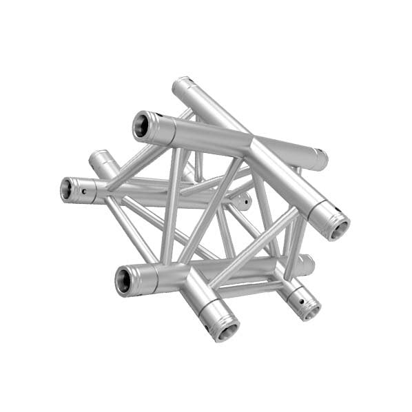 GLOBAL TRUSS TR-4100UD - 4-WAY CROSS-JUNCTION - APEX UP horizontal left  | Stage Truss