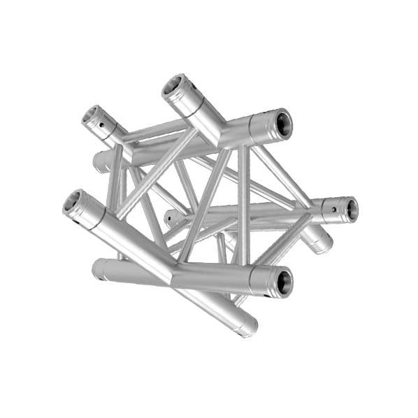 GLOBAL TRUSS TR-4100UD - 4-WAY CROSS-JUNCTION - APEX UP horizontal right | Stage Truss