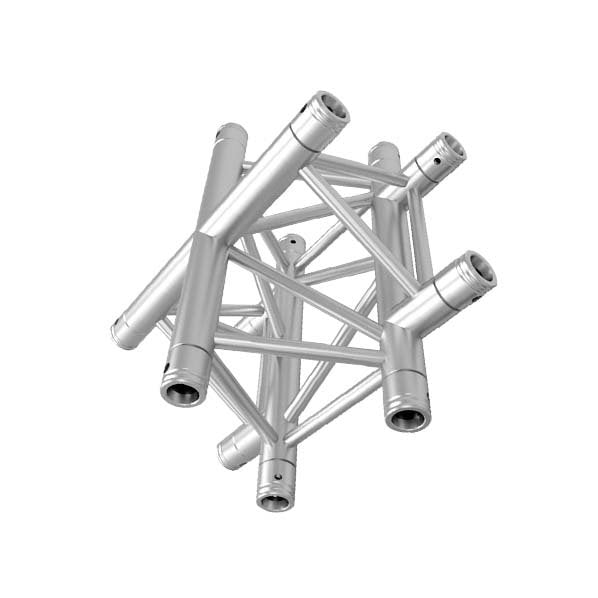 GLOBAL TRUSS TR-4100UD - 4-WAY CROSS-JUNCTION - APEX UP vertical down  | Stage Truss