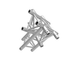 GLOBAL TRUSS TR-4101D - 5-WAY CROSS-JUNCTION - APEX DOWN slant right  | Stage Truss