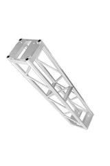 Global Truss - Dura Truss - DT-GP4 SQUARE TRUSS (12IN) STRAIGHT SEGMENTS - 4 ft slant right inverted  | Stage Truss