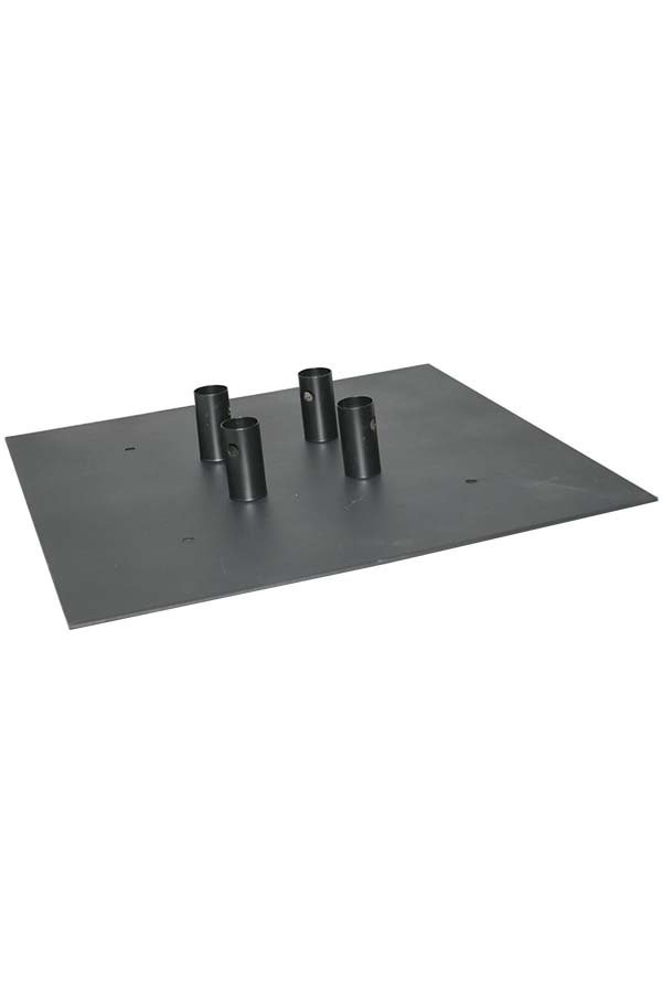 Monster Truss FOUNDATION 6" & 12" Square Steel Base Plate-horizontal right
