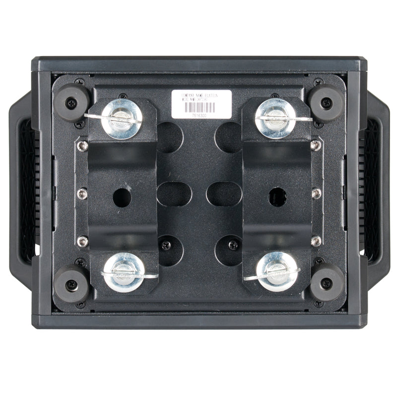 Elation Lighting Dartz 360 Moving Head for Stage lights/Truss events - bottom with omega brackets