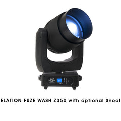 Elation Fuze Wash Z350 Moving Head w/ optional snoot | Stage Lighting