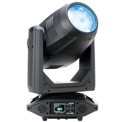 Elation Lighting Smarty Max Moving Head for Stage Lights/Truss events - front left side view blue