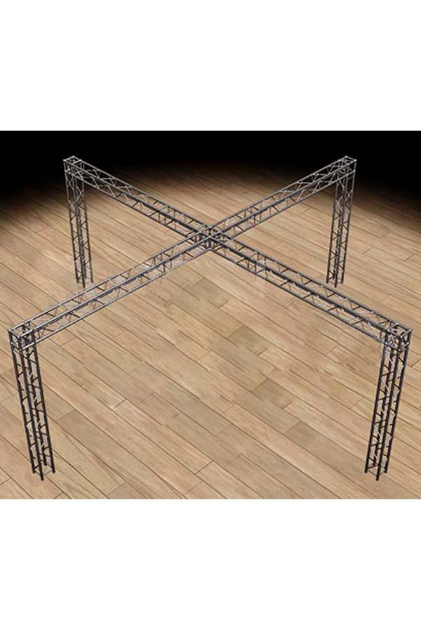 Global Truss - 20x20 Truss Booth Display Cross Structure | Stage Truss
