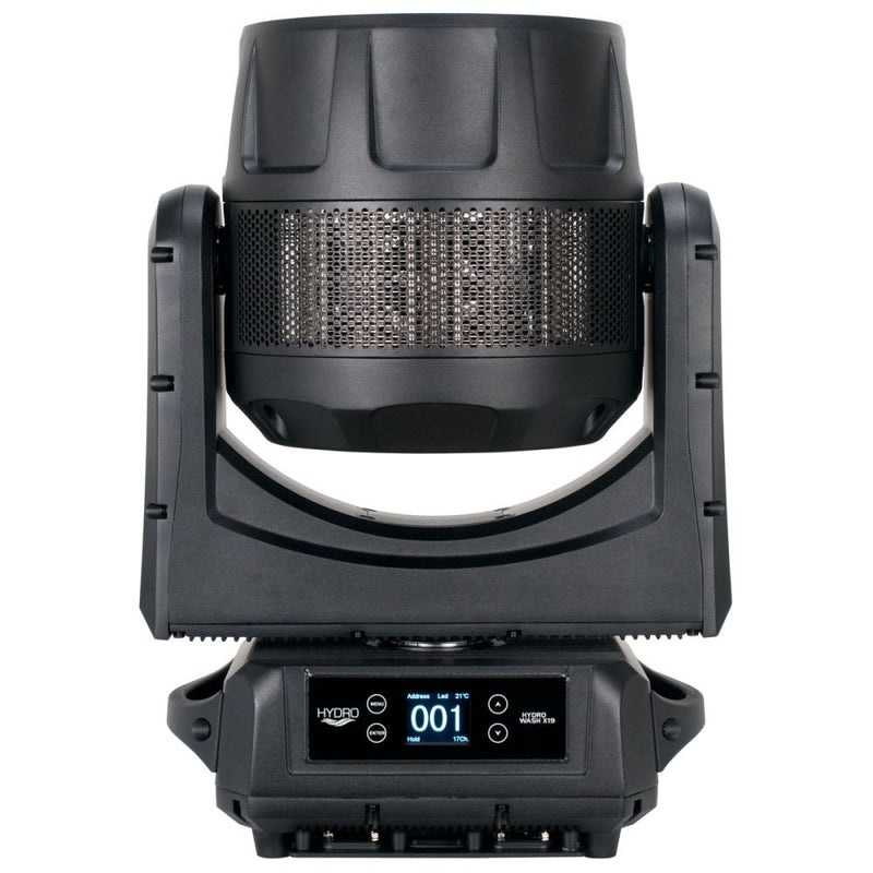 ADJ Hydro Wash X19 Moving Head - front up  | Stage Lighting
